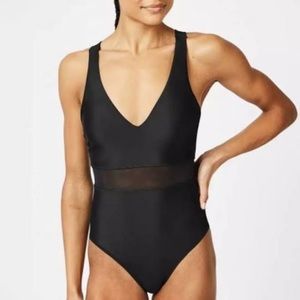 Sweaty Betty Lido Mesh One Piece Swimsuit